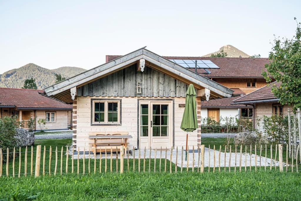 Ferienwohnung Lenggrieser Bergcamping - Almchalet Panoramahuette Exterior foto