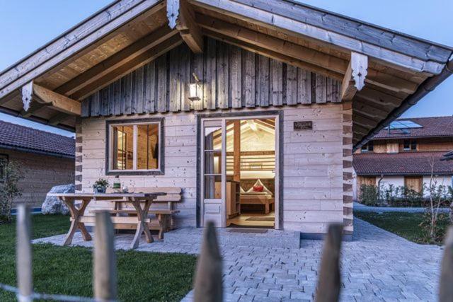 Ferienwohnung Lenggrieser Bergcamping - Almchalet Panoramahuette Exterior foto