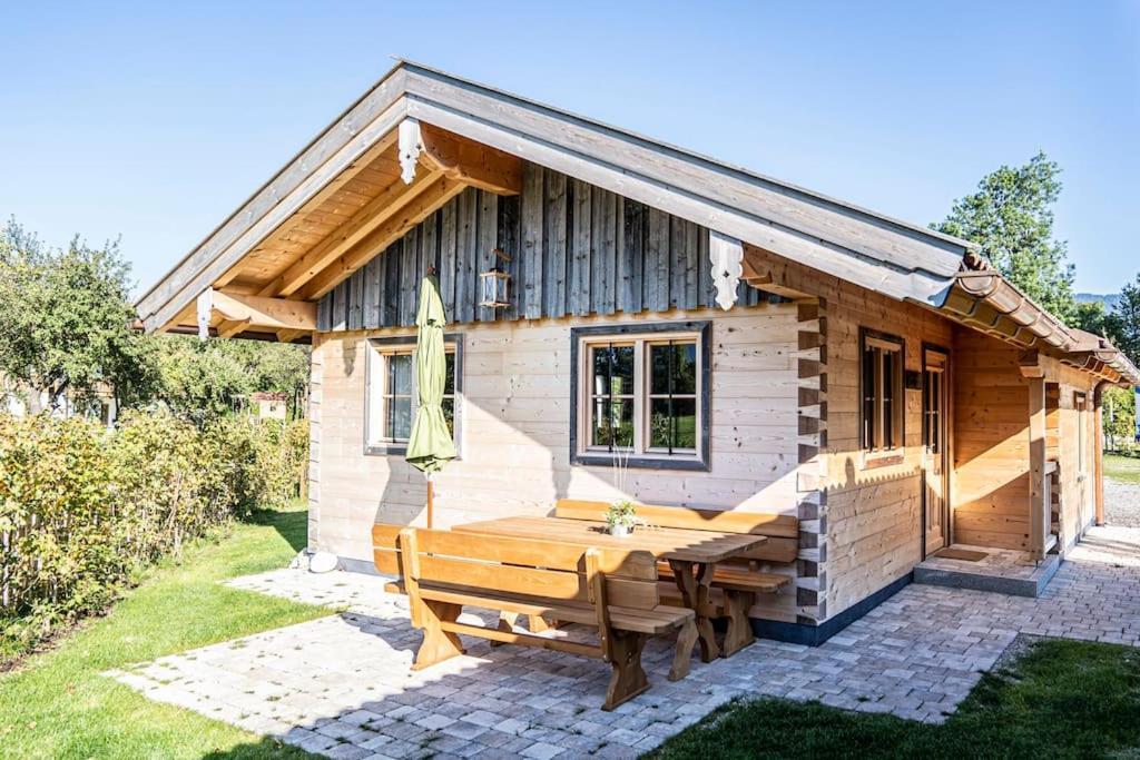 Ferienwohnung Lenggrieser Bergcamping - Almchalet Panoramahuette Exterior foto